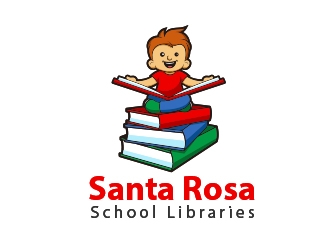 Santa Rosa School Libraries logo design by IamSoya