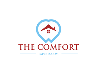 THE COMFORT EXPERTS.COM  logo design by EkoBooM