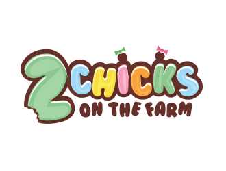 2 Chicks on the Farm logo design by BeDesign