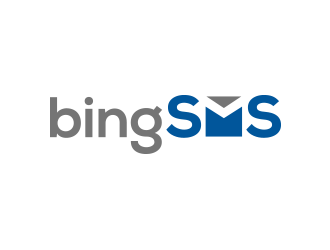 BingSMS or BingSMS.com logo design by keylogo