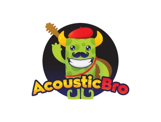 AcousticBro logo design by kenartdesigns