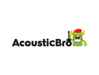 AcousticBro logo design by kenartdesigns