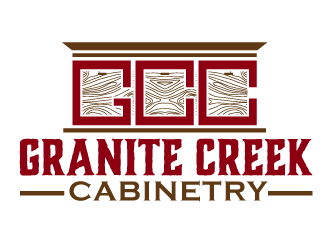Granite Creek Cabinetry  logo design by scriotx
