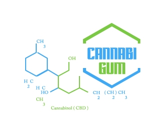 Cannabi Gum logo design by samuraiXcreations