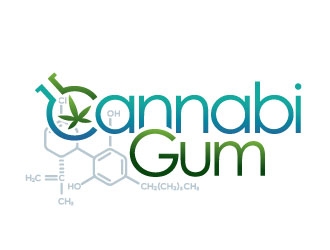 Cannabi Gum logo design by REDCROW