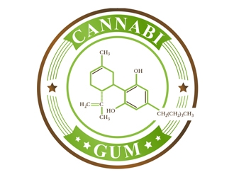 Cannabi Gum logo design by Roma