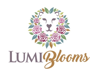 Lumi Blooms  logo design by Dawnxisoul393