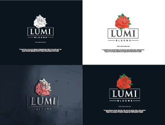 Lumi Blooms  logo design by macobex
