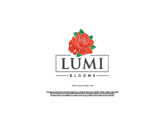 Lumi Blooms  logo design by macobex