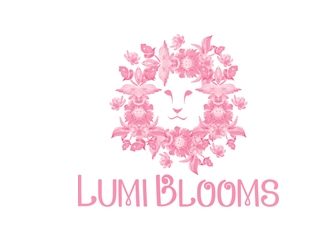 Lumi Blooms  logo design by gilkkj