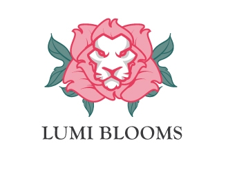 Lumi Blooms  logo design by emberdezign