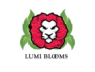 Lumi Blooms  logo design by emberdezign