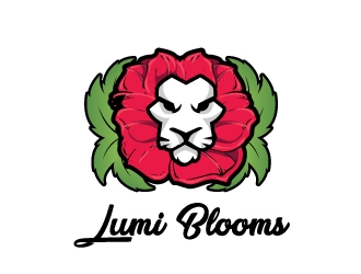 Lumi Blooms  logo design by emberdezign