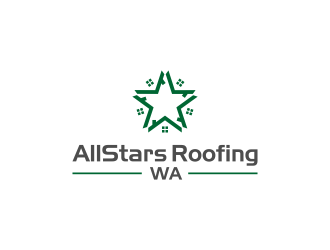 AllStars Roofing WA logo design by senandung
