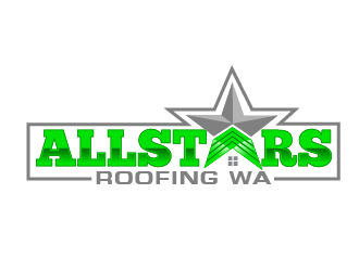 AllStars Roofing WA logo design by THOR_