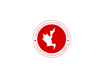 Canadian Women Economists Committee  (CWEC)  Comité des Femmes Économistes Canadiennes (CoWEC) logo design by mbamboex
