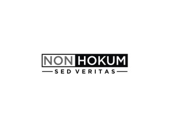 Non Hokum Sed Veritas logo design by bricton