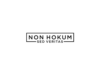 Non Hokum Sed Veritas logo design by johana