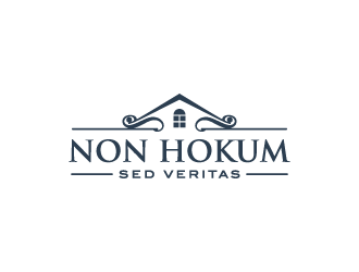 Non Hokum Sed Veritas logo design by shadowfax