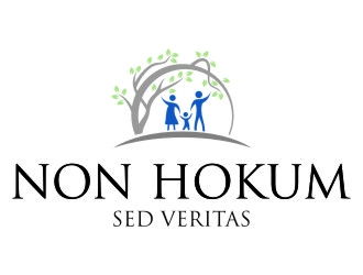 Non Hokum Sed Veritas logo design by jetzu