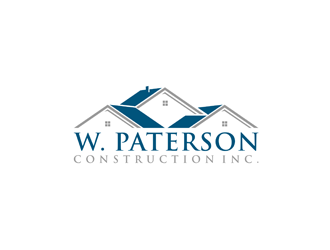 W. Paterson Construction Inc. logo design by bomie