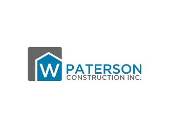 W. Paterson Construction Inc. logo design by oke2angconcept