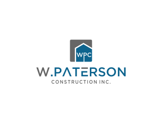 W. Paterson Construction Inc. logo design by oke2angconcept