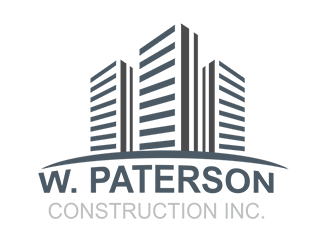 W. Paterson Construction Inc. logo design by Aldabu