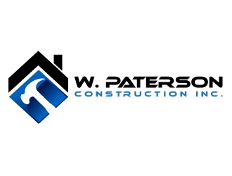 W. Paterson Construction Inc. logo design by Dawnxisoul393