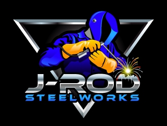 J-Rod Steelworks  logo design by uttam