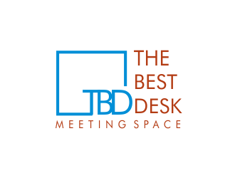 TBD (the best desk) Meeting Space logo design by Greenlight