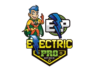 Electric Pro logo design by Godvibes