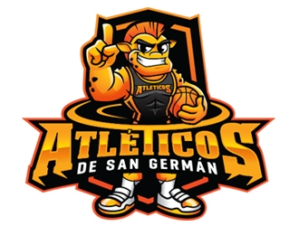 Atléticos de San Germán logo design by ZedArts