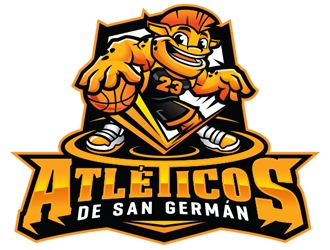 Atléticos de San Germán logo design by ZedArts