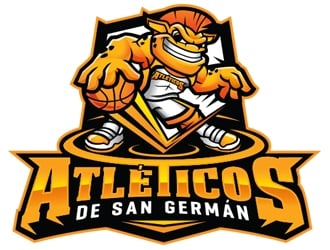 Atléticos de San Germán logo design by ZedArts