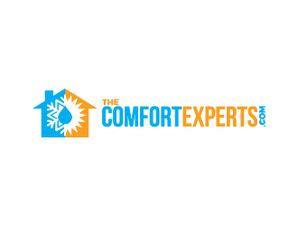 THE COMFORT EXPERTS.COM  logo design by mhala