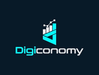 Digiconomy logo design by pixalrahul