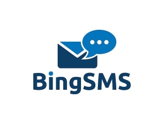 BingSMS or BingSMS.com logo design by udinjamal