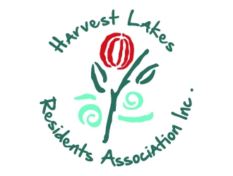 Harvest Lakes Residents Association logo design by Aelius