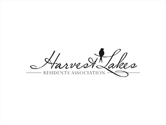 Harvest Lakes Residents Association logo design by hole