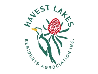 Harvest Lakes Residents Association logo design by jaize