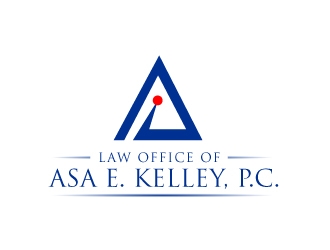 Law Office of Asa E. Kelley, P.C. logo design by nexgen