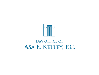 Law Office of Asa E. Kelley, P.C. logo design by kaylee