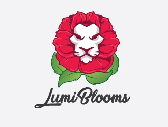 Lumi Blooms  logo design by emberdezign