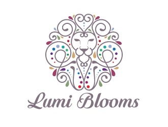Lumi Blooms  logo design by artbitin