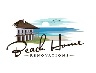 Beach Home Renovations logo design by REDCROW