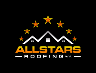 AllStars Roofing WA logo design by dayco