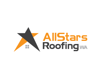 AllStars Roofing WA logo design by AdenDesign