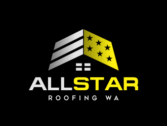 AllStars Roofing WA logo design by AisRafa