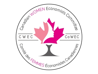 Canadian Women Economists Committee  (CWEC)  Comité des Femmes Économistes Canadiennes (CoWEC) logo design by cikiyunn